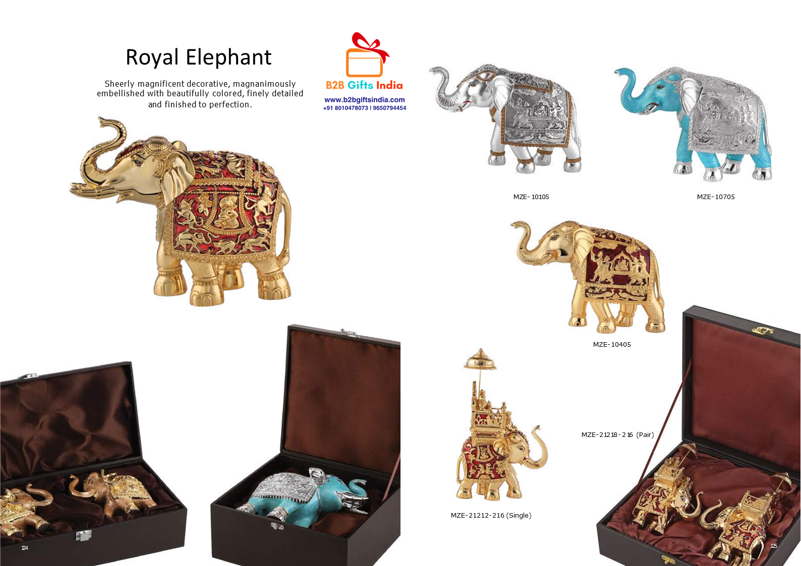  Royal Brass Elephant  